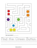 Find the Green Button Worksheet
