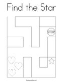 Find the Star Coloring Page