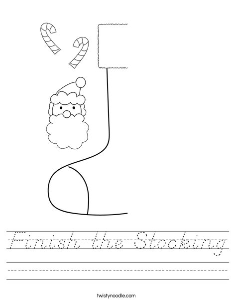 Finish the Stocking Worksheet