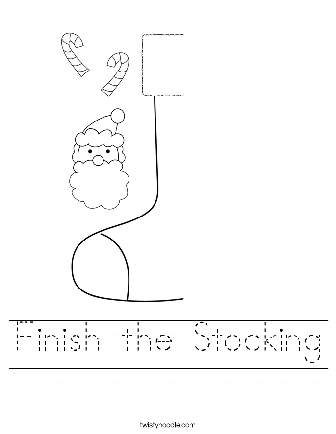 Finish the Stocking Worksheet