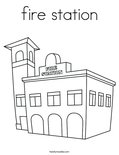 fire stationColoring Page