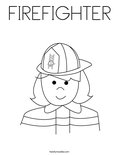 FIREFIGHTER Coloring Page