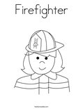 FirefighterColoring Page