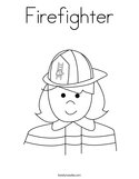 Firefighter Coloring Page