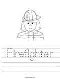 Firefighter Worksheet