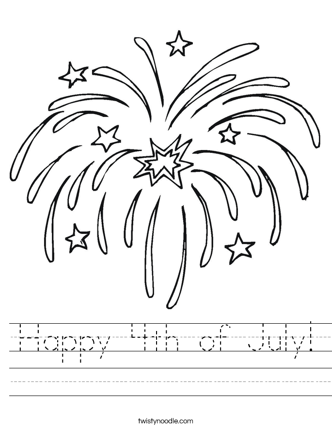 Happy 4th of July! Worksheet