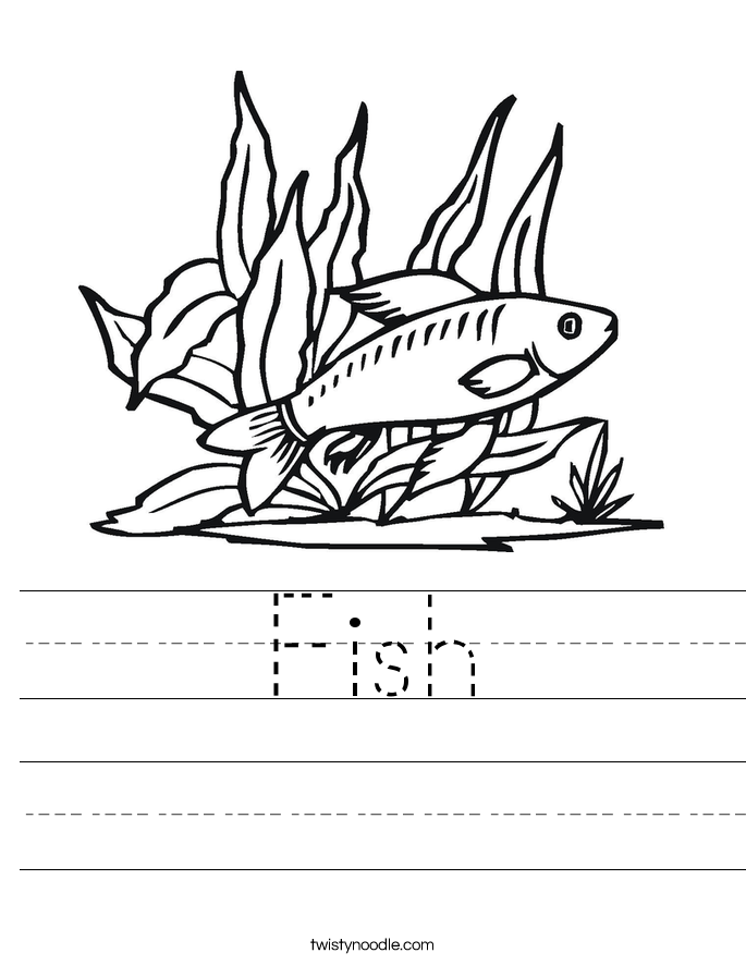Fish Worksheet