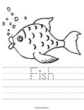 Fish Worksheet