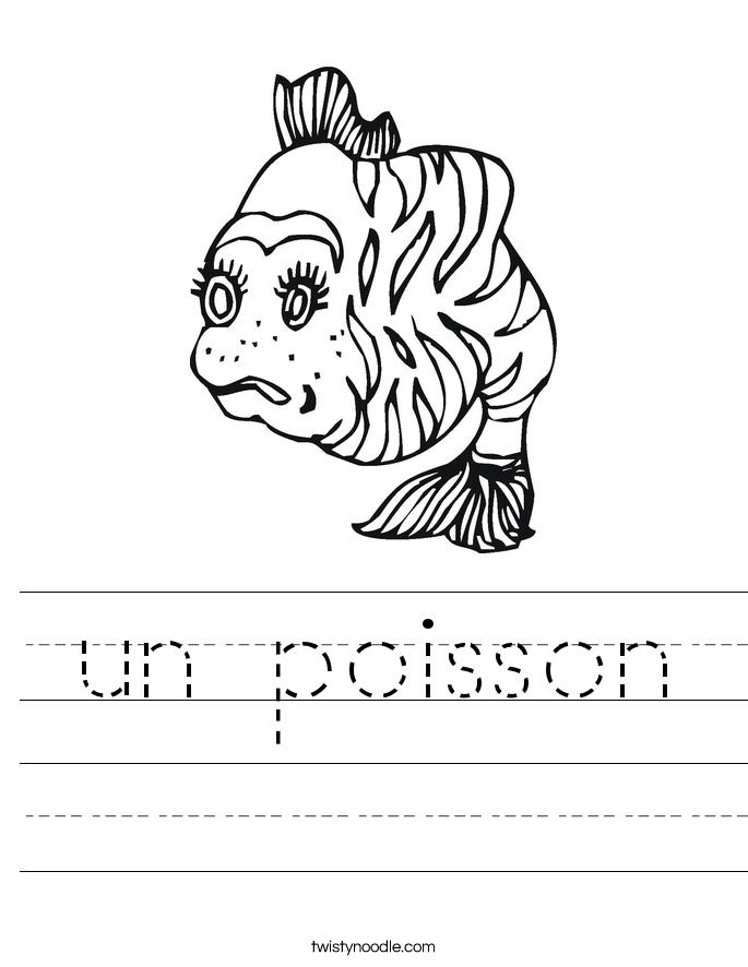 un poisson Worksheet