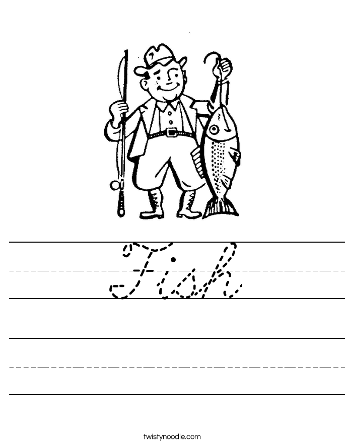 Fish Worksheet