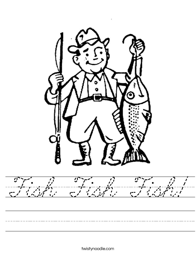 Fish Fish Fish! Worksheet