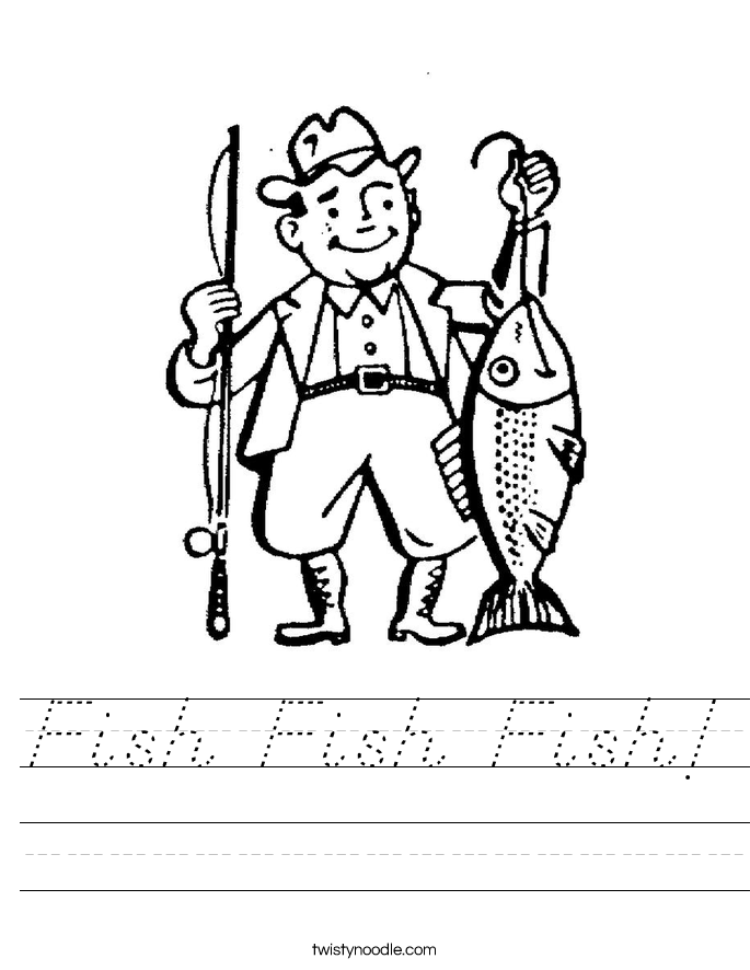 Fish Fish Fish! Worksheet