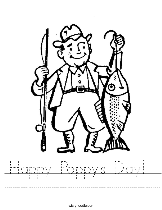 Happy Poppy's Day!  Worksheet