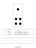 5 cinco Worksheet