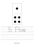 5 Five Worksheet