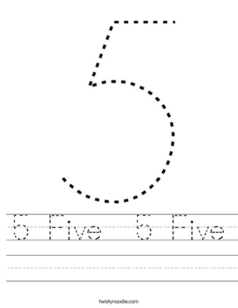 Five Worksheet