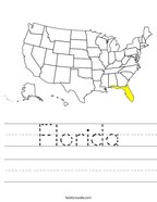 Florida Handwriting Sheet