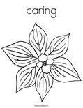 caring Coloring Page