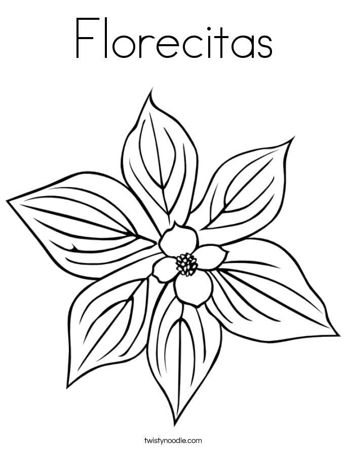 Florecitas Coloring Page