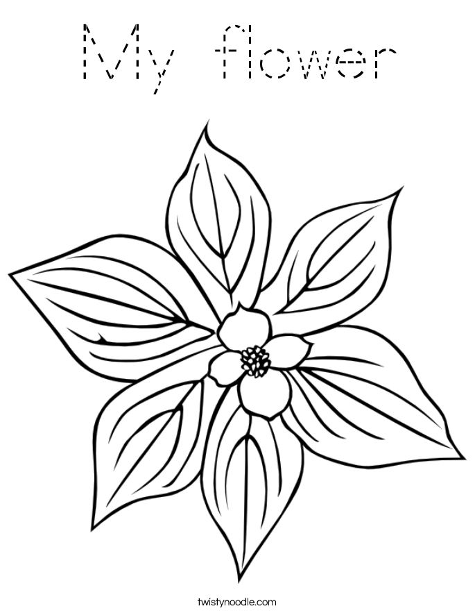 My flower Coloring Page