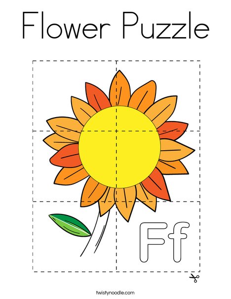 Flower puzzle store
