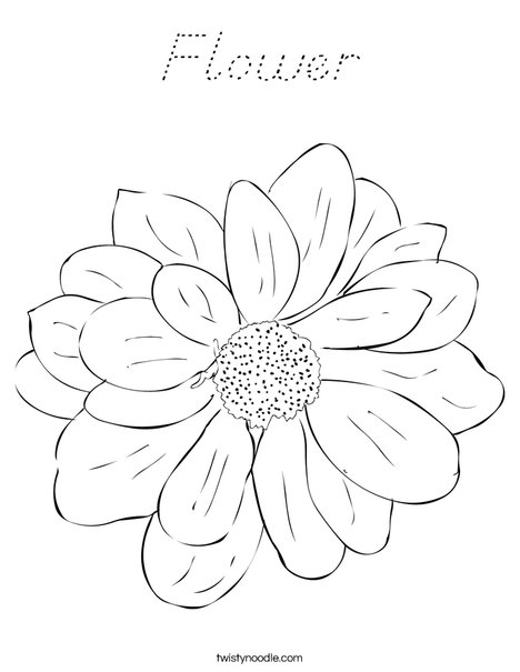 Flower Coloring Page