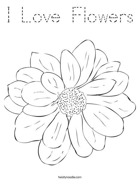 Flower Coloring Page