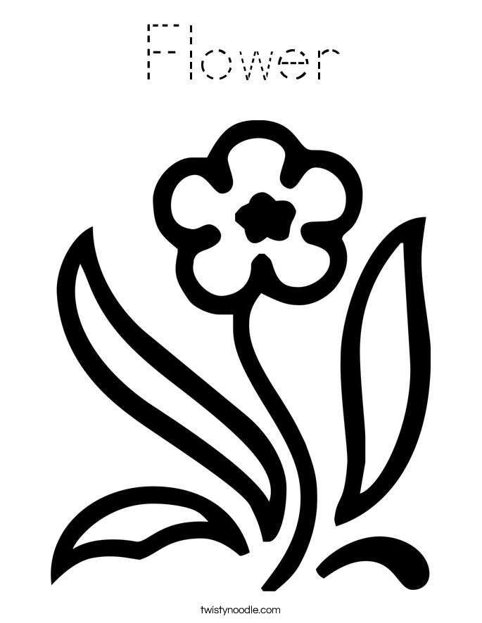 Flower Coloring Page