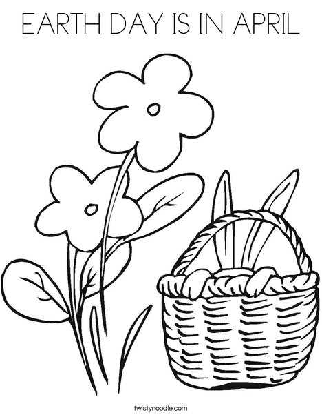 Happy Spring! Coloring Page