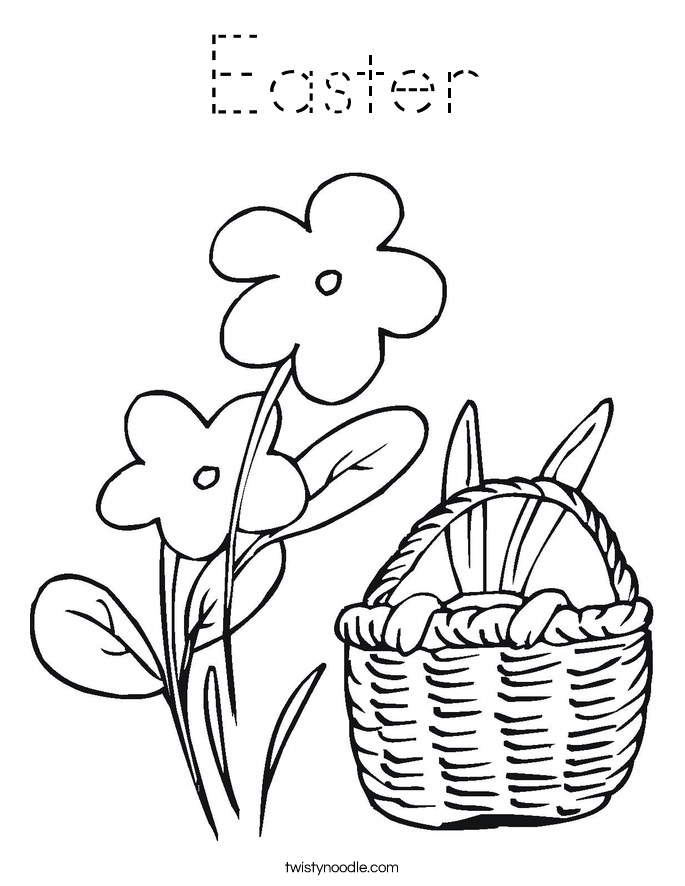 Easter Coloring Page