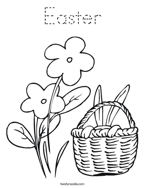 Happy Spring! Coloring Page