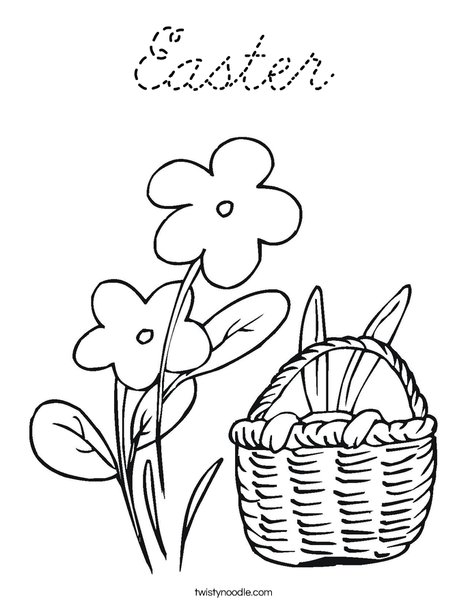 Happy Spring! Coloring Page