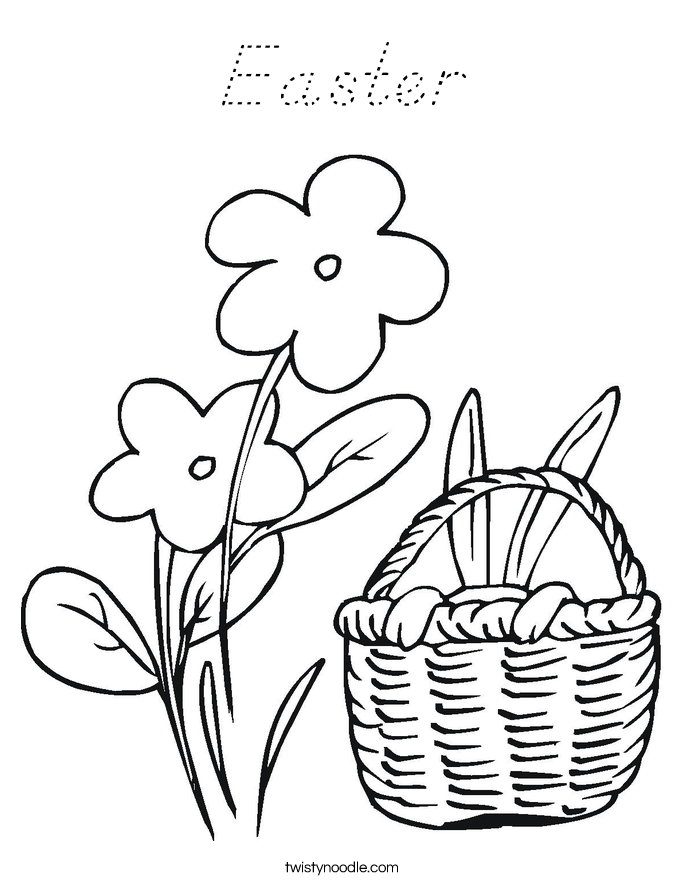 Easter Coloring Page