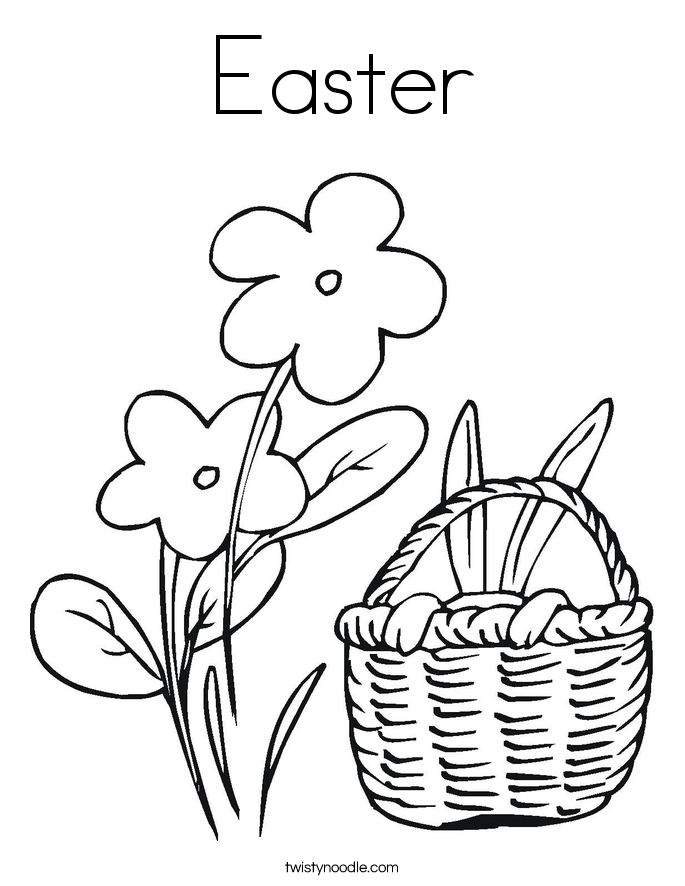 Easter Coloring Page