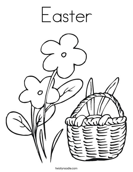 Happy Spring! Coloring Page