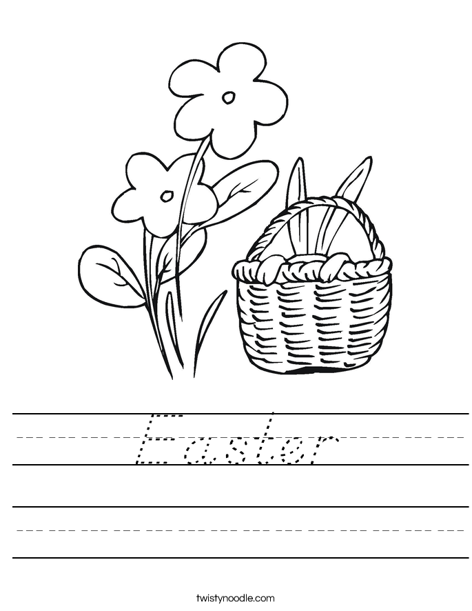 Easter Worksheet