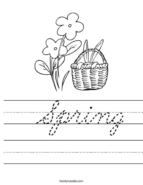 Happy Spring! Worksheet