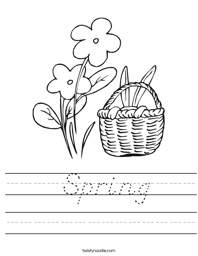  Spring Worksheet