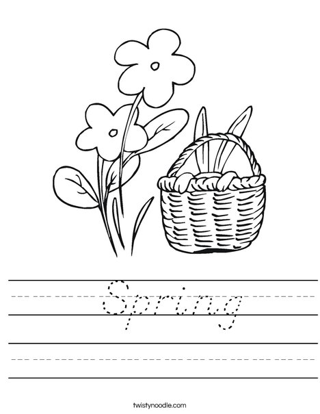 Happy Spring! Worksheet