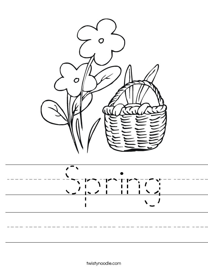  Spring Worksheet