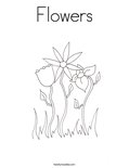 Flowers Coloring Page