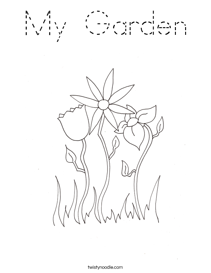 My Garden Coloring Page