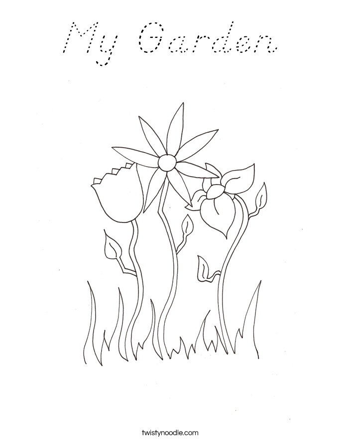 My Garden Coloring Page