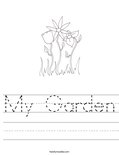 My Garden Worksheet