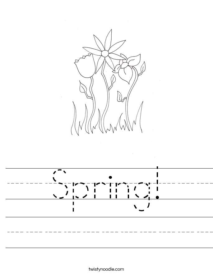 Spring! Worksheet