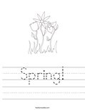 Spring! Worksheet