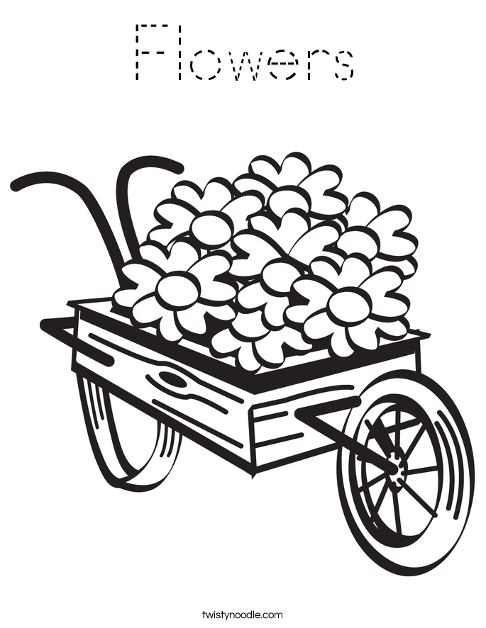 Flowers Coloring Page