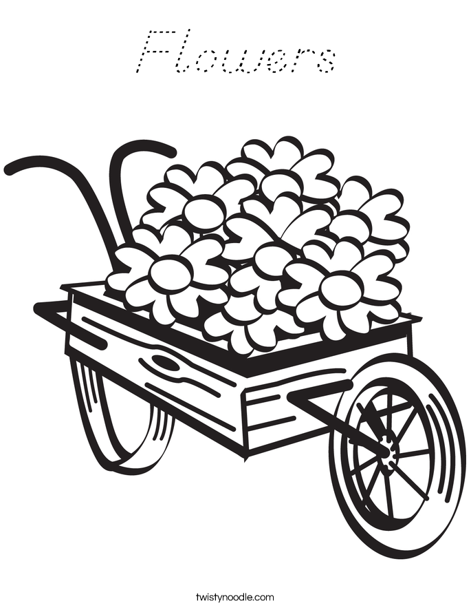 Flowers Coloring Page
