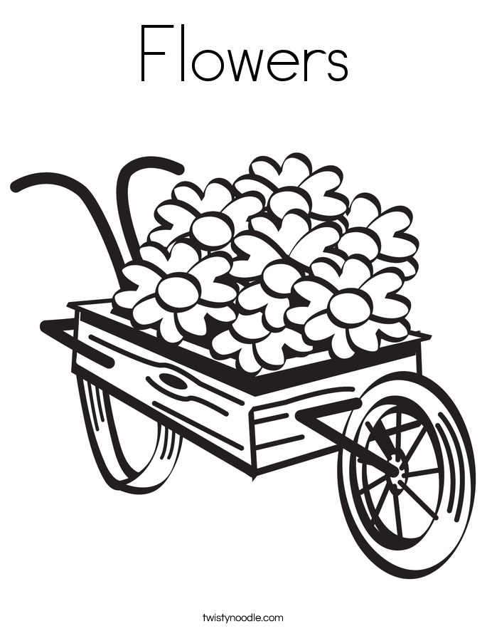 Flowers Coloring Page
