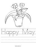 Happy May Worksheet